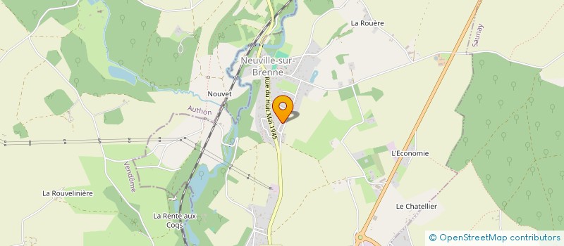 localisation de l'entreprise MADAME CAROLINE GAUTIER à NEUVILLE-SUR-BRENNE