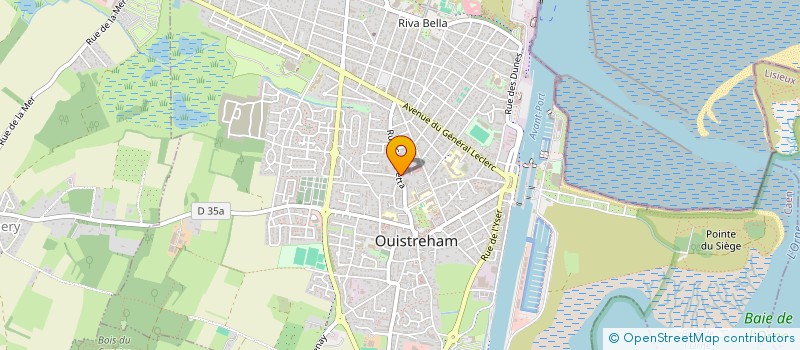 localisation de l'entreprise MADAME CAROLINE GEA  OUISTREHAM