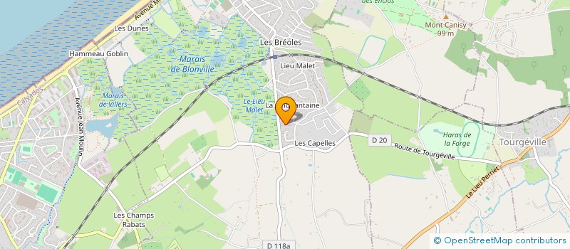 localisation de l'entreprise MADAME CAROLINE GENDRE  BLONVILLE-SUR-MER