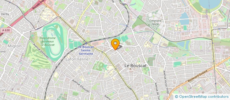 localisation de l'entreprise MADAME CAROLINE GENET  LE BOUSCAT