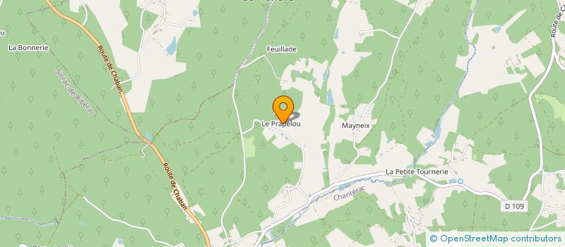 localisation de l'entreprise MADAME CAROLINE GENIER  SAINT-VINCENT-DE-CONNEZAC