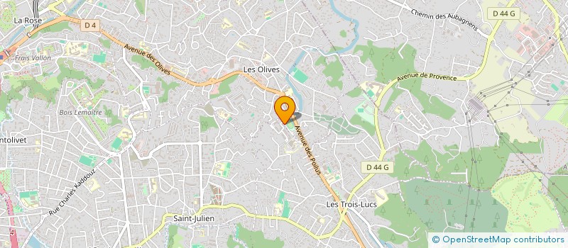 localisation de l'entreprise MADAME CAROLINE GENRE à MARSEILLE