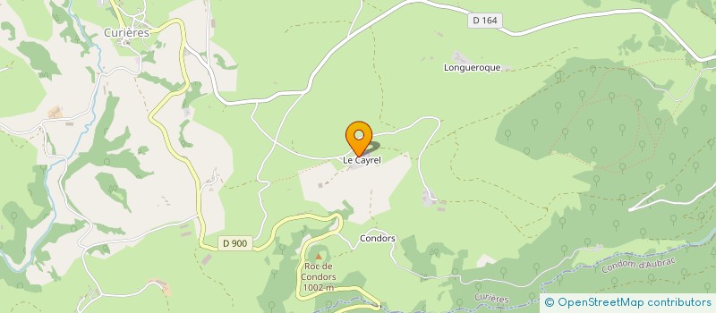 localisation de l'entreprise MADAME CAROLINE GERARD  ARGENCES EN AUBRAC