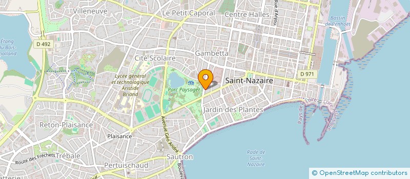 localisation de l'entreprise MADAME CAROLINE GERARD à SAINT-NAZAIRE