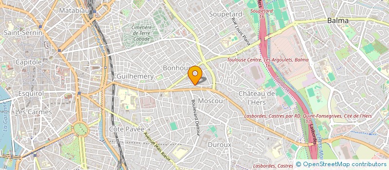 localisation de l'entreprise MADAME CAROLINE GERARD à TOULOUSE
