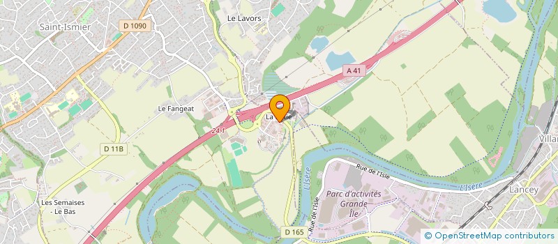 localisation de l'entreprise MADAME CAROLINE GERARD  SAINT-ISMIER