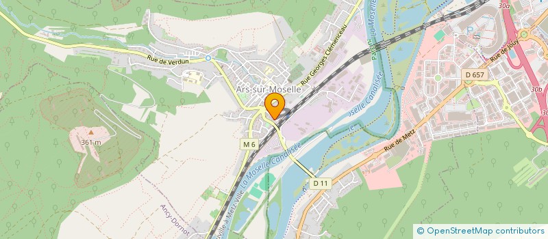 localisation de l'entreprise MADAME CAROLINE GERARD  ARS-SUR-MOSELLE