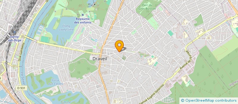 localisation de l'entreprise MADAME CAROLINE GERBAUD à DRAVEIL