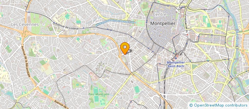 localisation de l'entreprise MADAME CAROLINE GERMAIN à MONTPELLIER