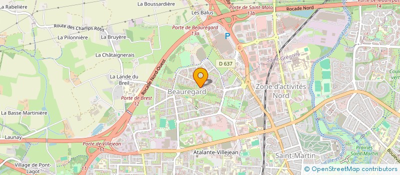 localisation de l'entreprise MADAME CAROLINE GICQUEL à RENNES