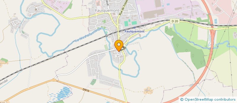 localisation de l'entreprise MADAME CAROLINE GIESEN  FAULQUEMONT