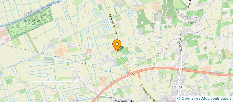 localisation de l'entreprise MADAME CAROLINE GILBERTE  MONTEUX