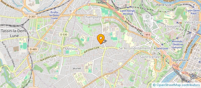localisation de l'entreprise MADAME CAROLINE GILLET à LYON