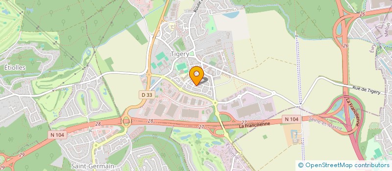 localisation de l'entreprise MADAME CAROLINE GINEBRE  TIGERY