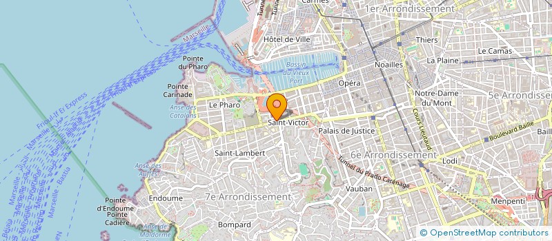 localisation de l'entreprise MADAME CAROLINE GIRAUD à MARSEILLE