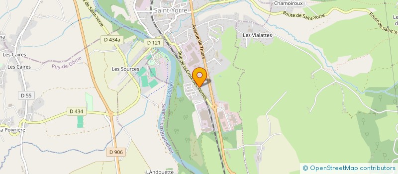 localisation de l'entreprise MADAME CAROLINE GIRONDE à SAINT-YORRE