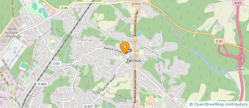 localisation de l'entreprise MADAME CAROLINE GLORIA  TARNOS