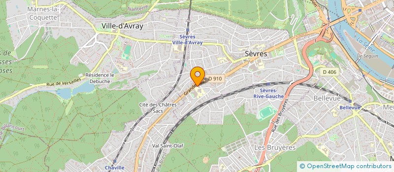 localisation de l'entreprise MADAME CAROLINE GOASCOZ  SEVRES