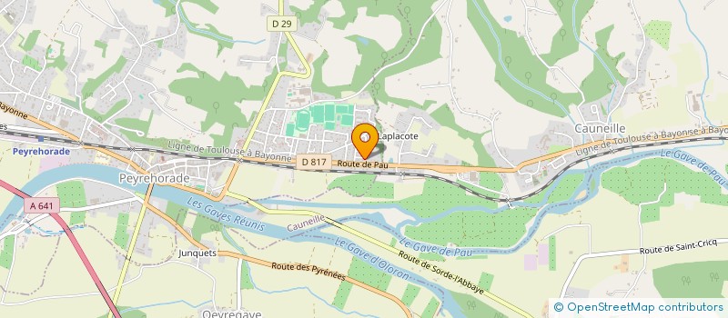 localisation de l'entreprise MADAME CAROLINE GODET  PEYREHORADE