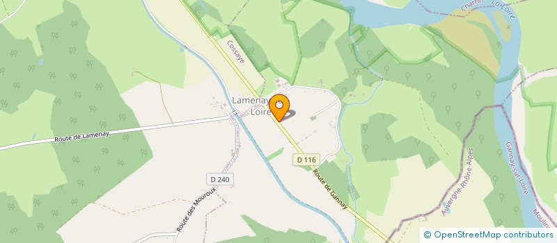 localisation de l'entreprise MADAME CAROLINE GODON à LAMENAY-SUR-LOIRE
