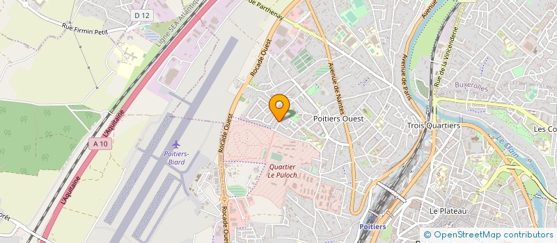 localisation de l'entreprise MADAME CAROLINE GOHIN  POITIERS