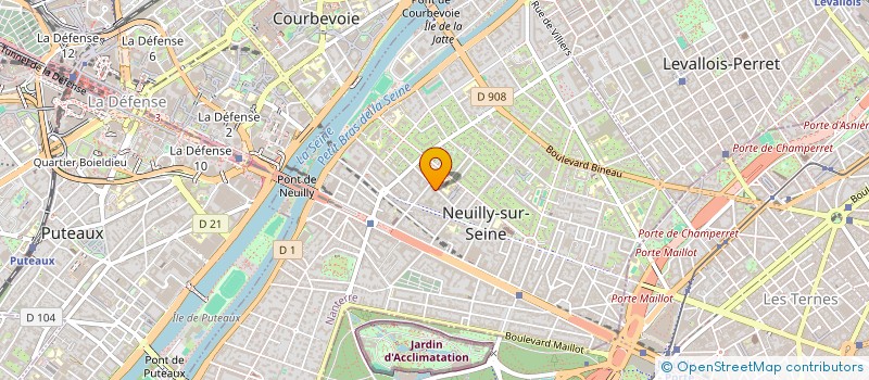localisation de l'entreprise MADAME CAROLINE GOMPERTZ à NEUILLY-SUR-SEINE