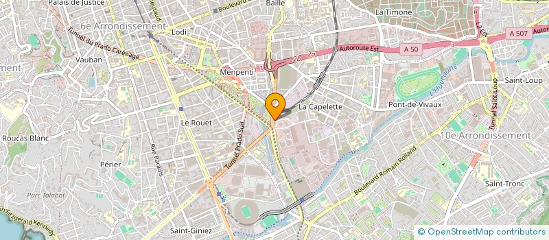 localisation de l'entreprise MADAME CAROLINE GONDRE  MARSEILLE