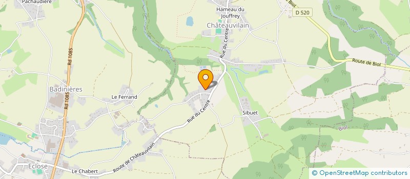 localisation de l'entreprise MADAME CAROLINE GONIN  CHATEAUVILAIN