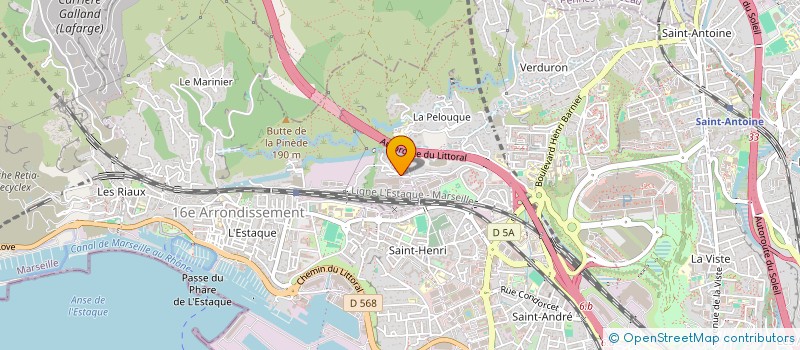 localisation de l'entreprise MADAME CAROLINE GONNARD-SPAGNOLO  MARSEILLE