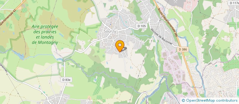 localisation de l'entreprise MADAME CAROLINE GORGORI  MONTAGNY