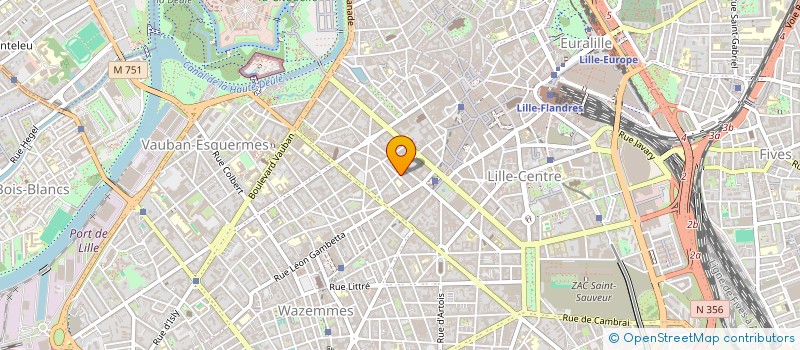 localisation de l'entreprise MADAME CAROLINE GORON à LILLE