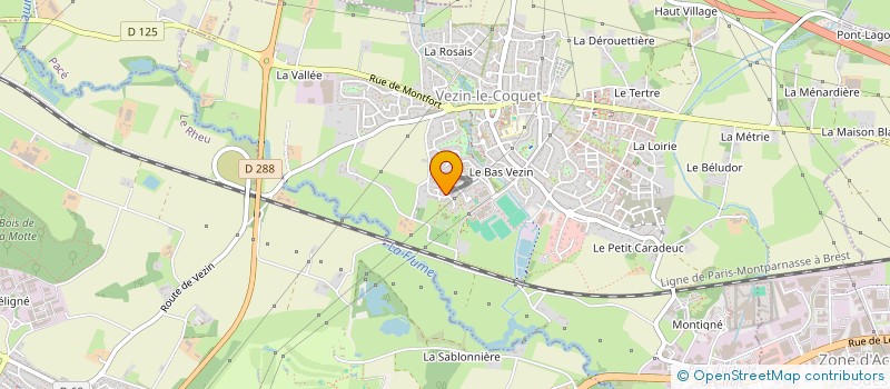 localisation de l'entreprise MADAME CAROLINE GORON  VEZIN LE COQUET