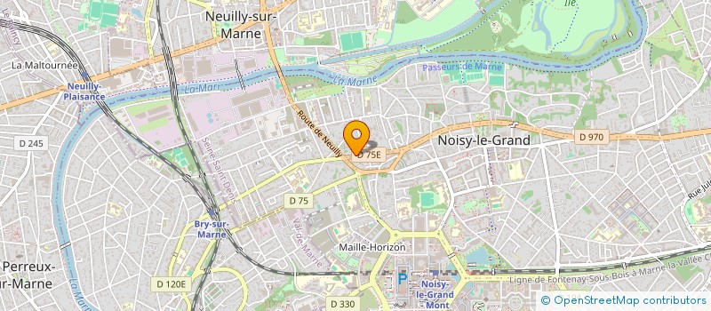localisation de l'entreprise MADAME CAROLINE GOSSELIN à NOISY-LE-GRAND