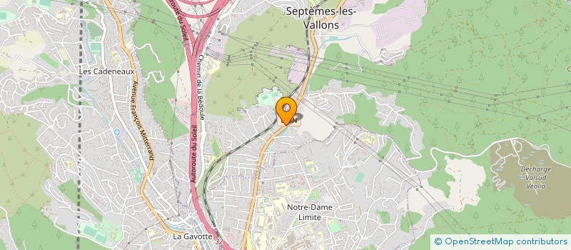 localisation de l'entreprise MADAME CAROLINE GOUILLOUX  SEPTEMES-LES-VALLONS