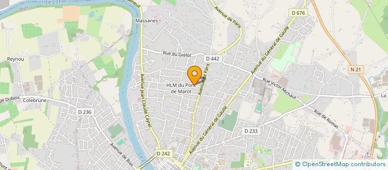 localisation de l'entreprise MADAME CAROLINE GOURGEON  VILLENEUVE-SUR-LOT