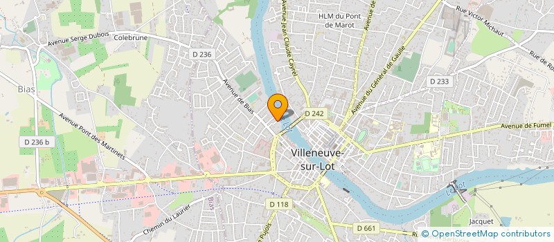 localisation de l'entreprise MADAME CAROLINE GOUTORBE  VILLENEUVE-SUR-LOT