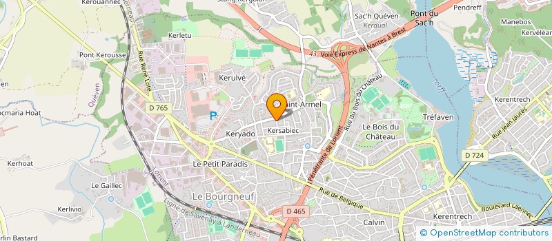 localisation de l'entreprise MADAME CAROLINE GRAILLE  PLOEMEUR