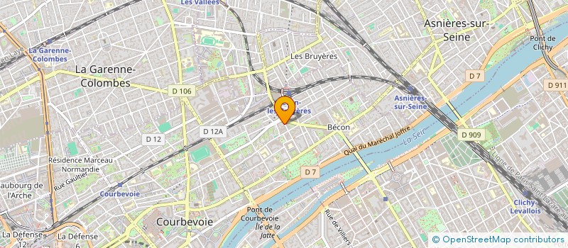 localisation de l'entreprise MADAME CAROLINE GRAILLOT à COURBEVOIE