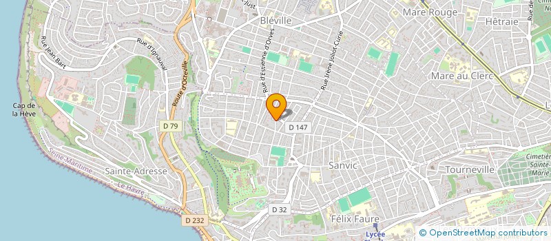 localisation de l'entreprise MADAME CAROLINE GRANGER  LE HAVRE