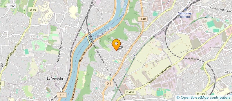 localisation de l'entreprise MADAME CAROLINE GRANGIER  CALUIRE-ET-CUIRE