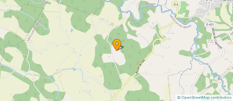 localisation de l'entreprise MADAME CAROLINE GRANJON  SAINT-LON-LES-MINES