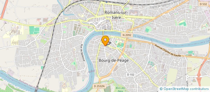 localisation de l'entreprise MADAME CAROLINE GREGOIRE à BOURG-DE-PEAGE