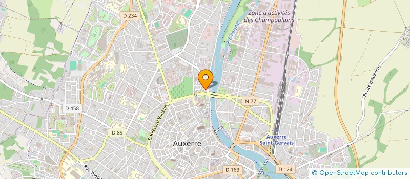 localisation de l'entreprise MADAME CAROLINE GREGOIRE à AUXERRE
