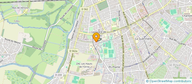 localisation de l'entreprise MADAME CAROLINE GRENIER à CAEN