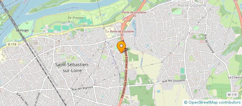 localisation de l'entreprise MADAME CAROLINE GRIGNION  SAINT-SEBASTIEN-SUR-LOIRE