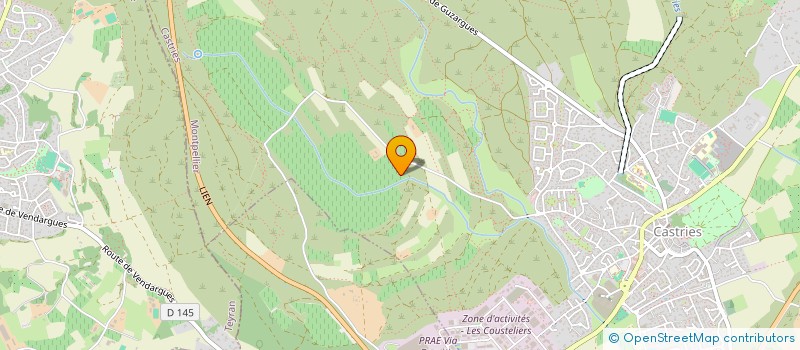 localisation de l'entreprise MADAME CAROLINE GRIMAUD  CASTRIES