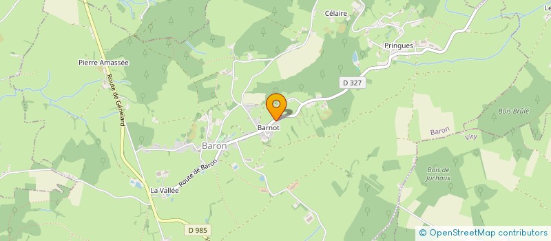 localisation de l'entreprise MADAME CAROLINE GRONFIER  BARON