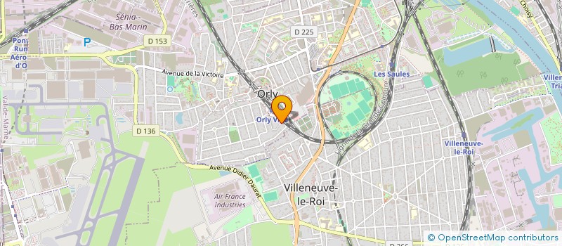 localisation de l'entreprise MADAME CAROLINE GROSJEAN  ORLY