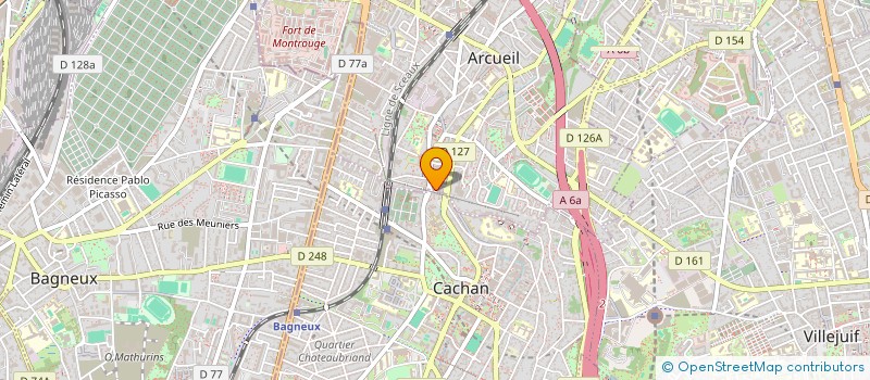 localisation de l'entreprise MADAME CAROLINE GRUDZIEN  ARCUEIL