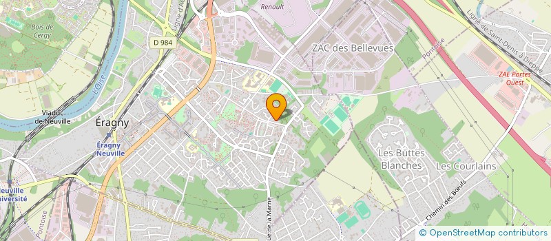 localisation de l'entreprise MADAME CAROLINE GUEMON à ERAGNY
